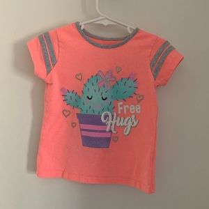 Girls top with a Cactus